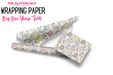 Wrapping Paper - Big Grins Sharp Teeth | Printed Vinyl from The Glitter Guy