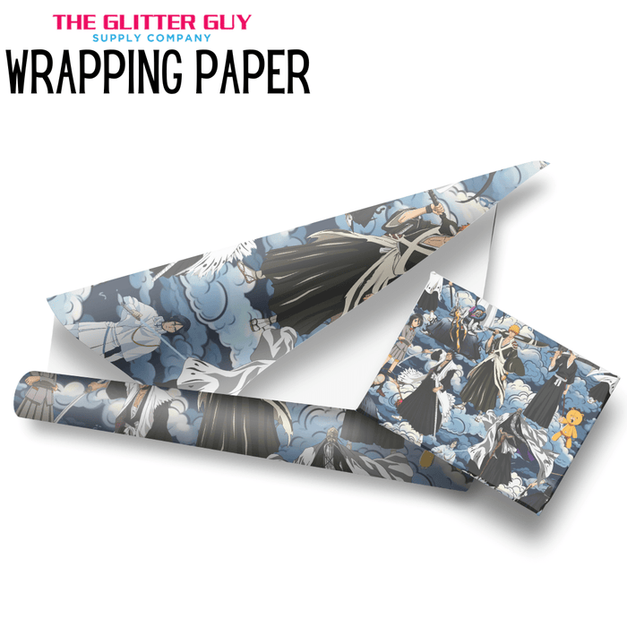 Wrapping Paper - Bleach | Printed Vinyl from The Glitter Guy