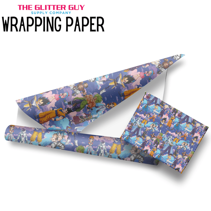Wrapping Paper - DBZ | Printed Vinyl from The Glitter Guy