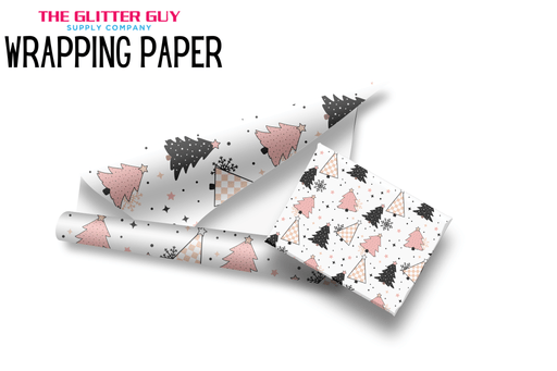 Wrapping Paper - Doodle Trees | Printed Vinyl from The Glitter Guy