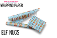 Wrapping Paper - Elf Nugs | Printed Vinyl from The Glitter Guy