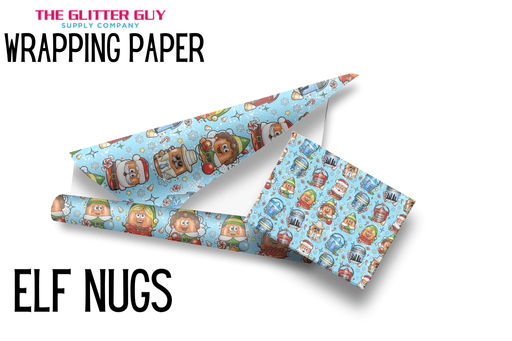 Wrapping Paper - Elf Nugs | Printed Vinyl from The Glitter Guy