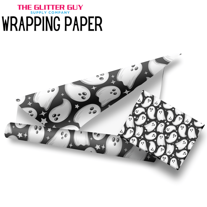 Wrapping Paper - Ghosties | Printed Vinyl from The Glitter Guy