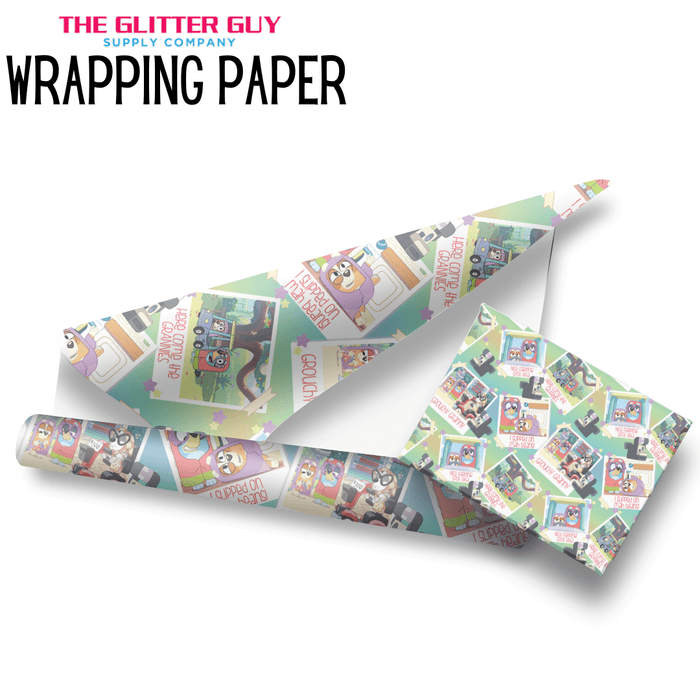 Wrapping Paper - Grannies | Printed Vinyl from The Glitter Guy