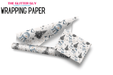 Wrapping Paper - Happy Snowmen | Printed Vinyl from The Glitter Guy