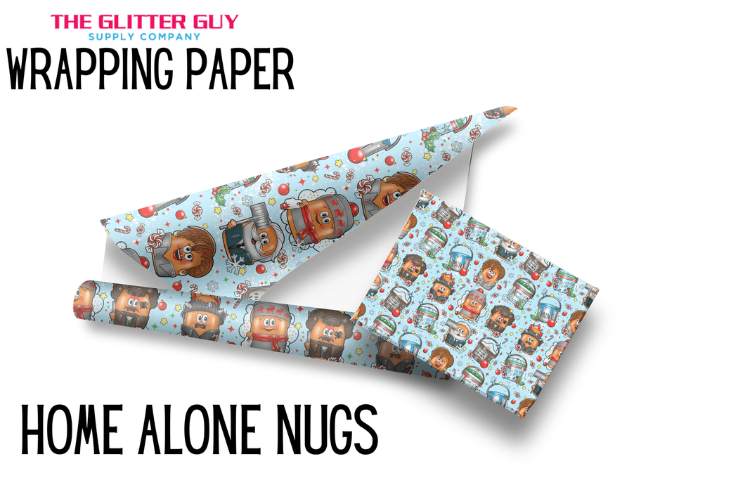Wrapping Paper - Home Alone Nugs | Printed Vinyl from The Glitter Guy