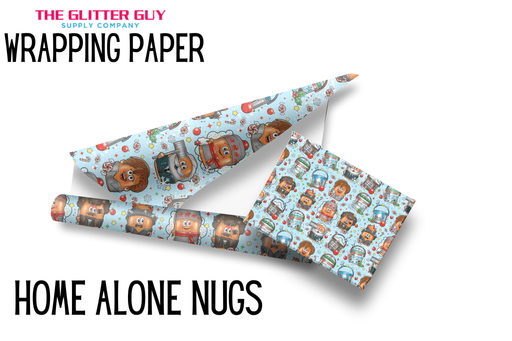 Wrapping Paper - Home Alone Nugs | Printed Vinyl from The Glitter Guy