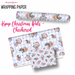 Wrapping Paper - K pop Christmas Pals Checkered | Printed Vinyl from The Glitter Guy