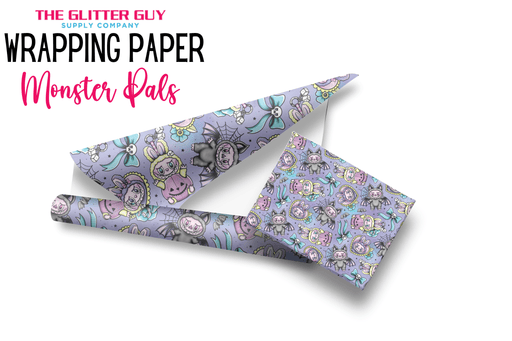 Wrapping Paper - Monster Pals | Printed Vinyl from The Glitter Guy