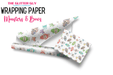 Wrapping Paper - Monsters & Bows | Printed Vinyl from The Glitter Guy