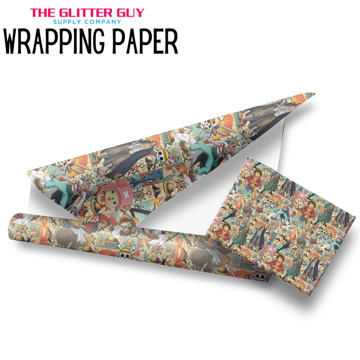 Wrapping Paper - One Piece | Printed Vinyl from The Glitter Guy