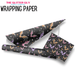 Wrapping Paper - Orange Pink & Purple Bats | Printed Vinyl from The Glitter Guy