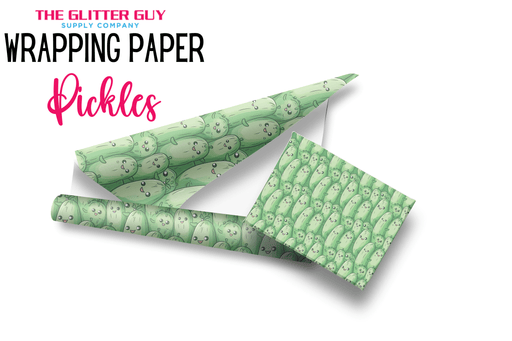 Wrapping Paper - Pickles | Printed Vinyl from The Glitter Guy