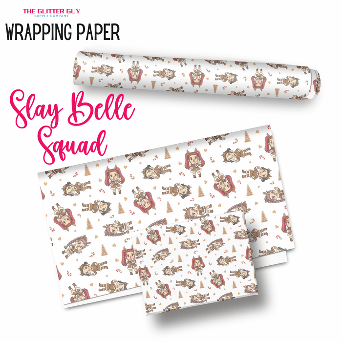 Wrapping Paper - Slay Belle Squad | Printed Vinyl from The Glitter Guy