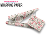 Wrapping Paper - Soft Roses | Printed Vinyl from The Glitter Guy