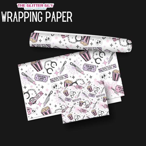 Wrapping Paper - True Crime & Chill | Printed Vinyl from The Glitter Guy