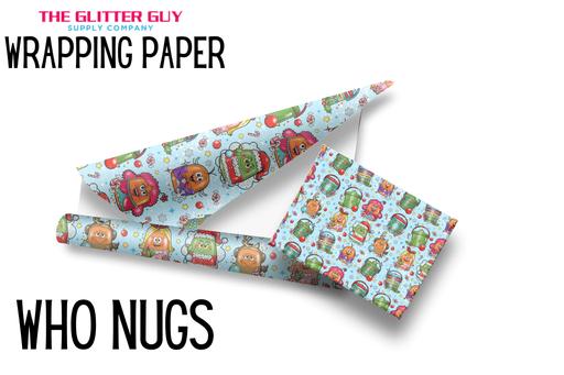Wrapping Paper - Who Nugs | Printed Vinyl from The Glitter Guy