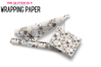 Wrapping Paper - Winter Ghostie | Printed Vinyl from The Glitter Guy