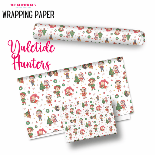 Wrapping Paper - Yuletide Hunters | Printed Vinyl from The Glitter Guy