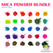 Mica Powder Complete Set 1 (28g Jars) - The Glitter Guy