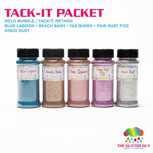 Tack- It Packet - Holo Bundle - Tack -It Method - The Glitter Guy