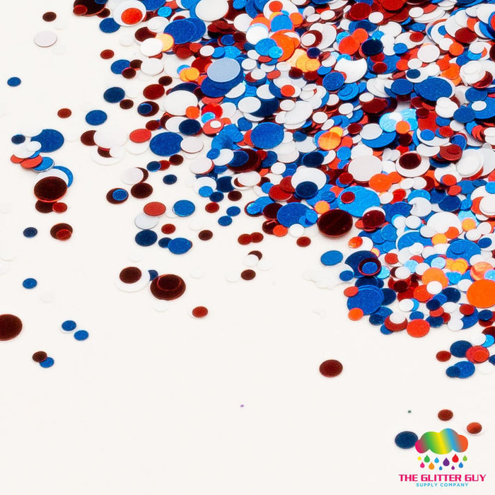 1776 | Glitter Shape from The Glitter Guy