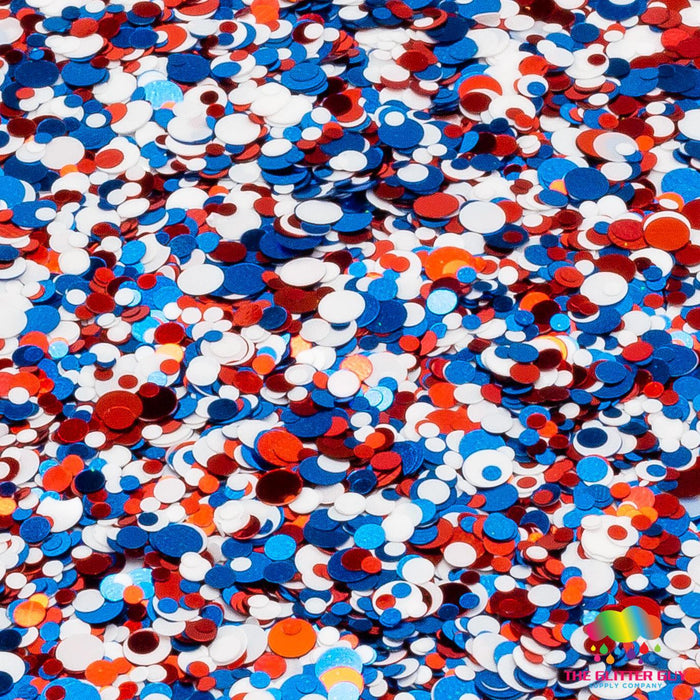 1776 | Glitter Shape from The Glitter Guy