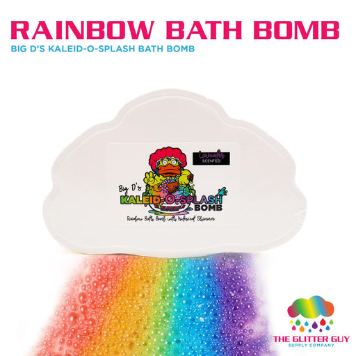 Big D's Kaleid-o-Splash Bath Bomb - The Glitter Guy