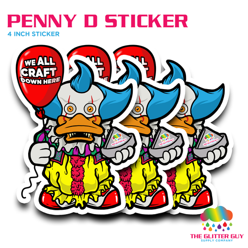Penny D Sticker - The Glitter Guy