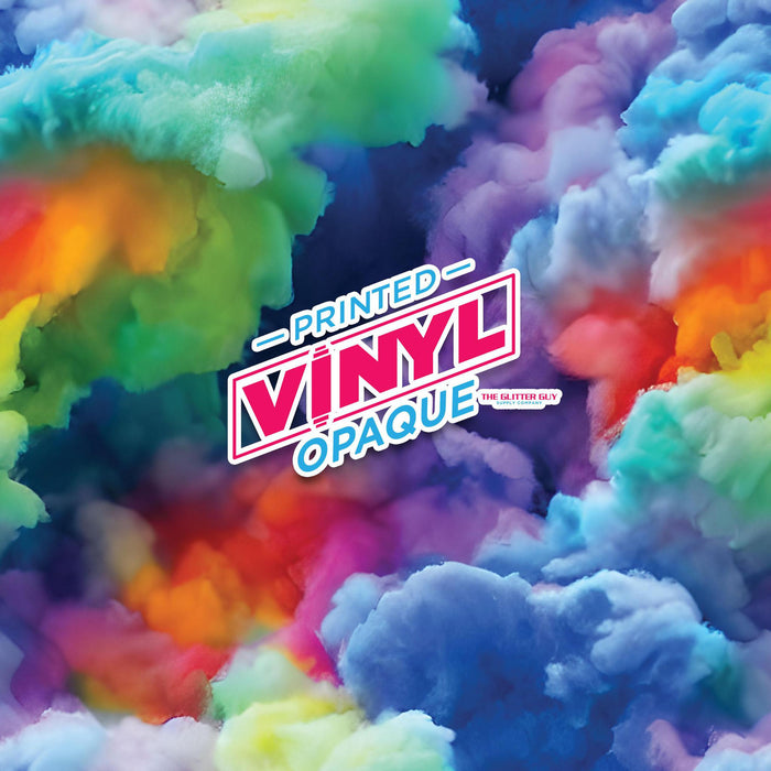 Printed Vinyl - Rainbow Clouds