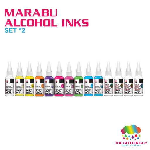 Marabu Alcohol Ink Set 2 - The Glitter Guy