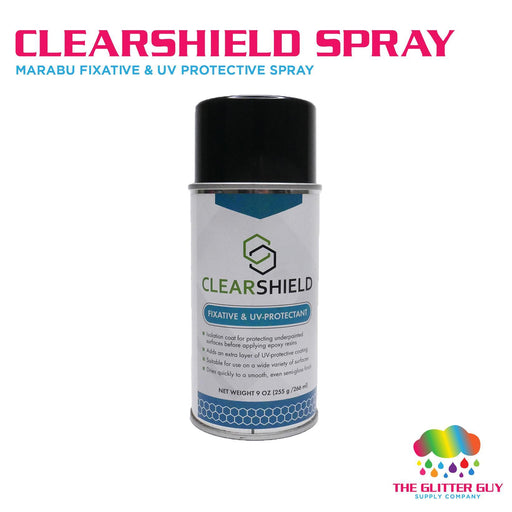 Clearshield Fixative Spray — The Glitter Guy