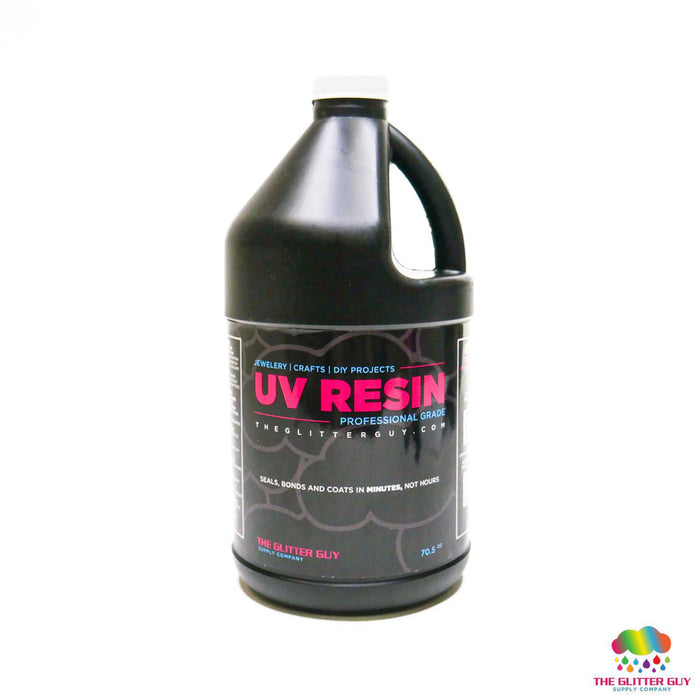 Professional Grade UV Resin 70.5 Oz (2kg) Bottle - The Glitter Guy