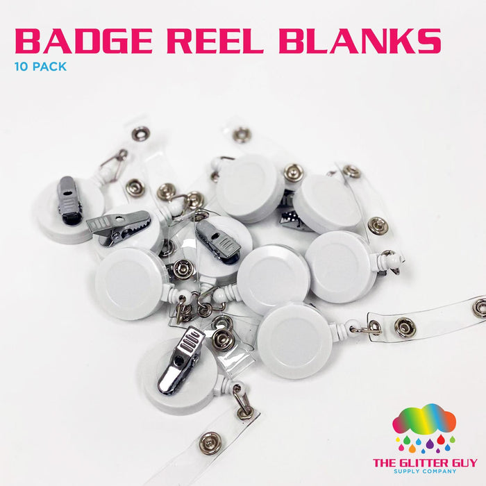 Badge Reel Blanks - The Glitter Guy