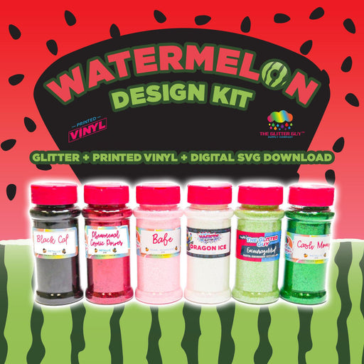 Watermelon Design Kit (Glitter & Vinyl) - The Glitter Guy