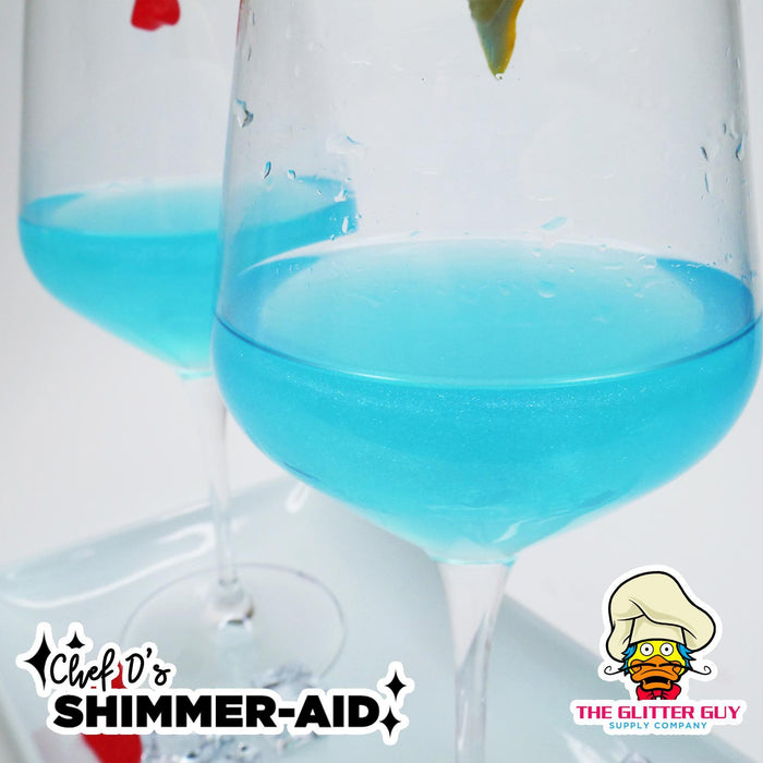 Shimmer-aid Edible Glitter Blue - The Glitter Guy