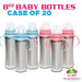 8 Oz Stainless Steel Baby Bottle Tumbler (Blue & Pink Handles) | Tumbler from The Glitter Guy