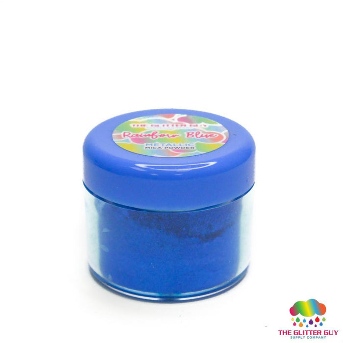 Metallic Series Mica Powder - Rainbow Blue - The Glitter Guy
