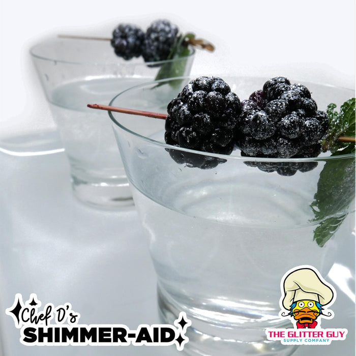 Shimmer-aid Edible Glitter (Silver) Original PEARL - The Glitter Guy