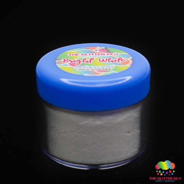 Iridescent Series Mica Powder - Bright White - The Glitter Guy