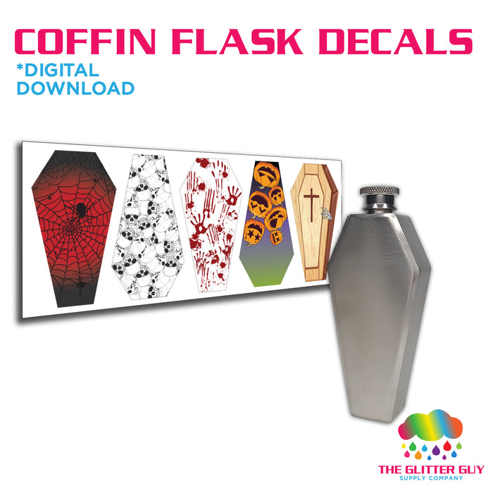 Coffin Flask Design Files - The Glitter Guy