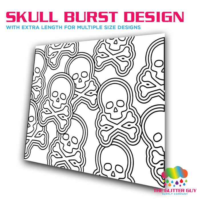 Skull Burst Design - The Glitter Guy