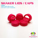 Pink Shaker Lids / Caps - The Glitter Guy