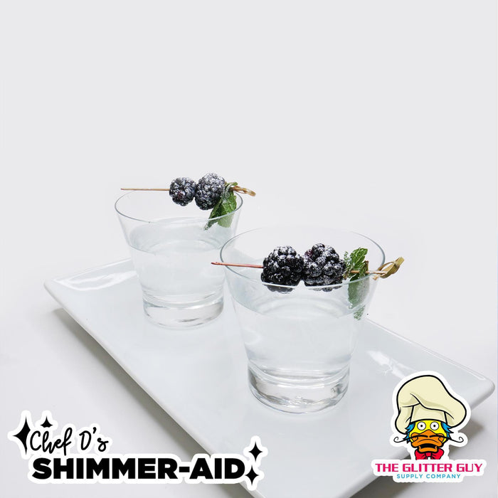 Shimmer-aid Edible Glitter (Silver) Original PEARL - The Glitter Guy