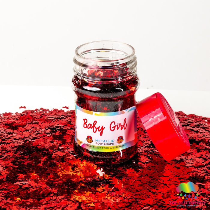 Baby Girl | Glitter Shape from The Glitter Guy