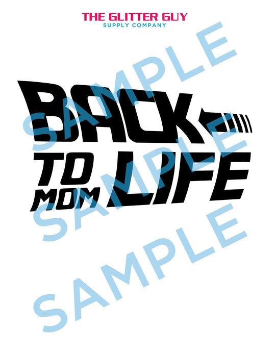 Back To Mom Life Design Pack | Digital Artwork from The Glitter Guy