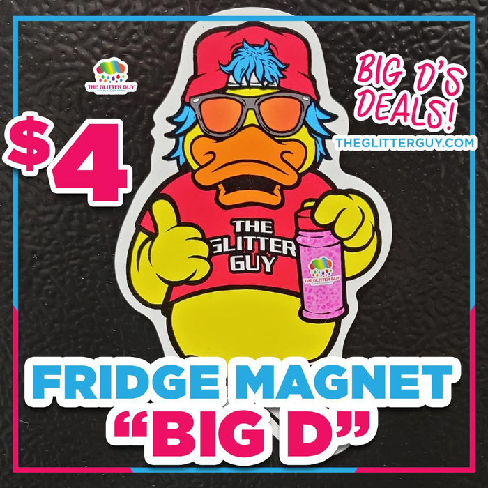 Big D Fridge Magnet | Magnet from The Glitter Guy