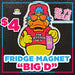 Big D Fridge Magnet | Magnet from The Glitter Guy
