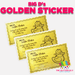 Big D's Golden Sticker | Sticker from The Glitter Guy