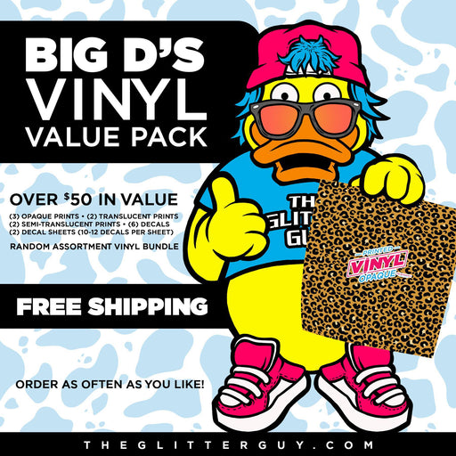 Big D's Vinyl Value Pack | Printed Vinyl from The Glitter Guy